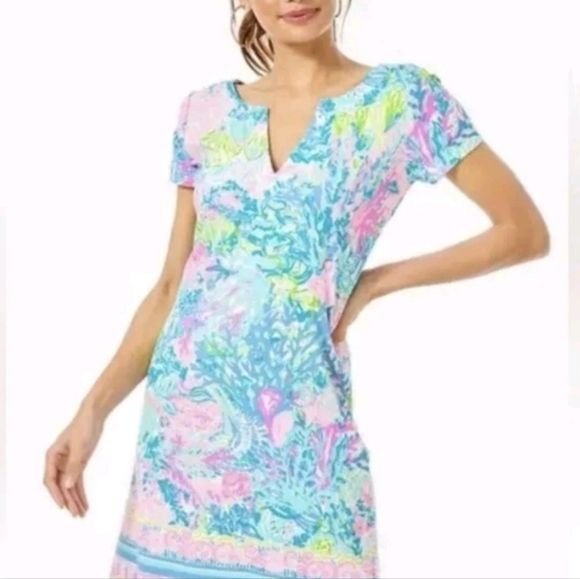 Lily Pulizter XS floral dress UPF 50 - Picture 4 of 5